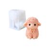 3D Woolly Lamb Silicone Mold for Aromatherapy Candle or Plaster Diffuser