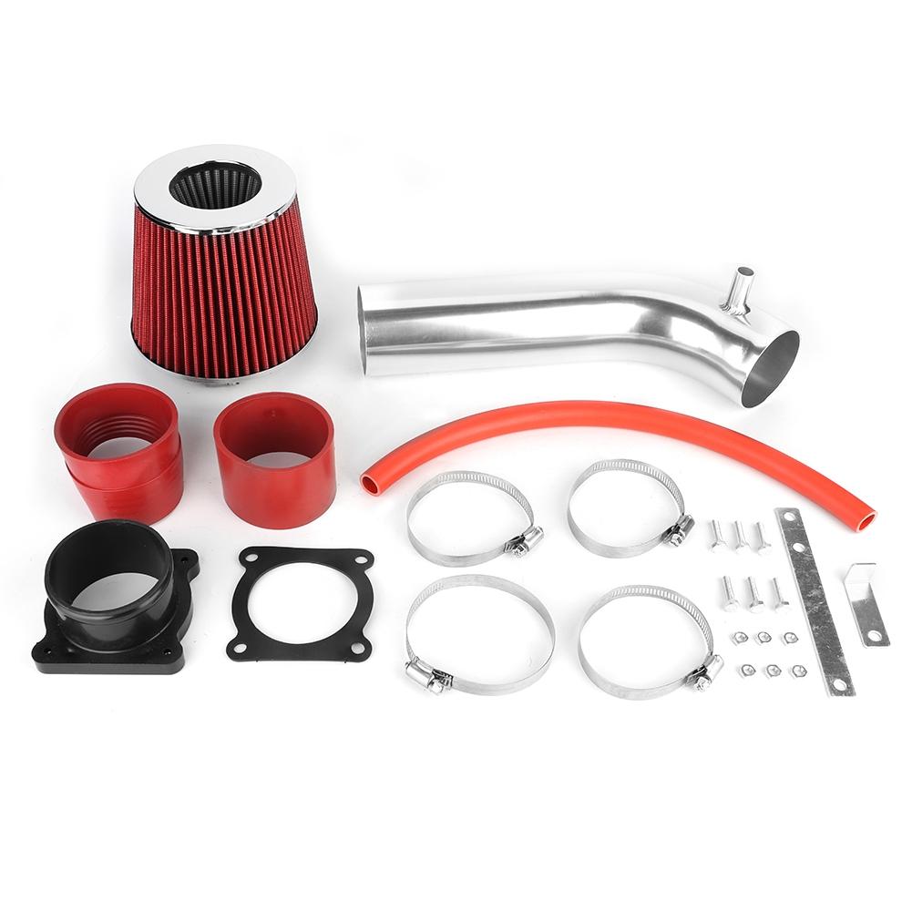 Air Intake System Kit + Filter Red Fits for Infiniti G35 3.5L V6 2003 2004 2005 2006