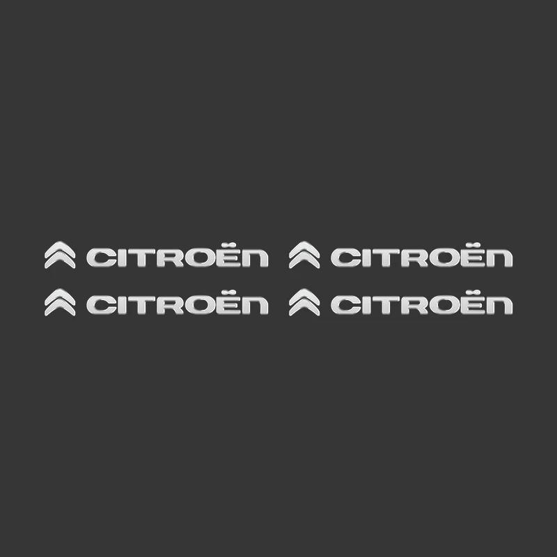 Car Styling 3D stickers metal logo personality label decals waterproof stickers For Citroen C4 C5 C3 C2 C1 C4L C6 Picasso Saxo