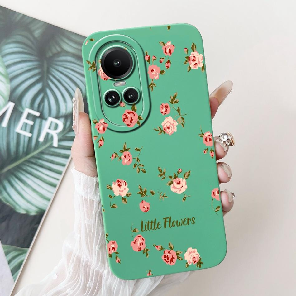 Für OPPO Reno10 5G Hülle Reno10 Pro Reno 10 10Pro CPH2525 CPH2531 Elegantes Druckmuster Weiche Silikon Stoßfeste Handyhüllen