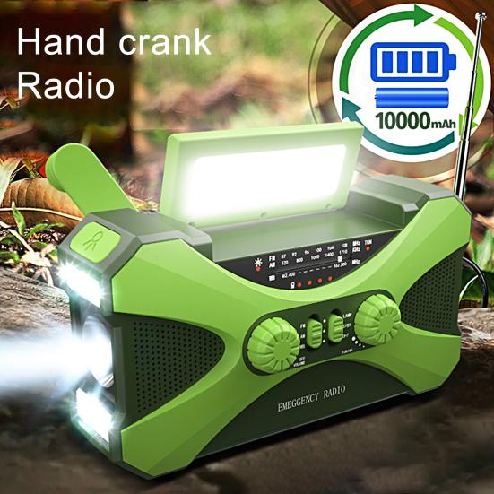 

Многофункциональный аварийный радиоприемник, легкий высоководонепроницаемый аварийный фонарик с яркостью для треккинга