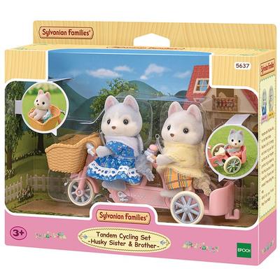 Sylvanian Family Husky Pink Bicycle Figure Set 5637, 1 Piece, Korean Popular Toys