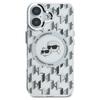 Karl Lagerfeld Klhmp16Shmckmht Iphone 166.1 Průhledný/Transparentní Iml Monogram Karl&Choupette Head Magsafe