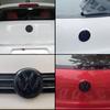 Valve Stems Caps Car Front Grill Badges Rear Trunk Emblem Lid Covers Logo Sticker For VW Volkswagen Golf 6 Golf6 MK6 GTI Up7 lbfx9