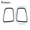 Real Soft Carbon Fiber Sticker For Kia Sportage 2017 2018 2019 2020 2025 LHD RHD Car Air Outlet Side of Instrument Frame Trim