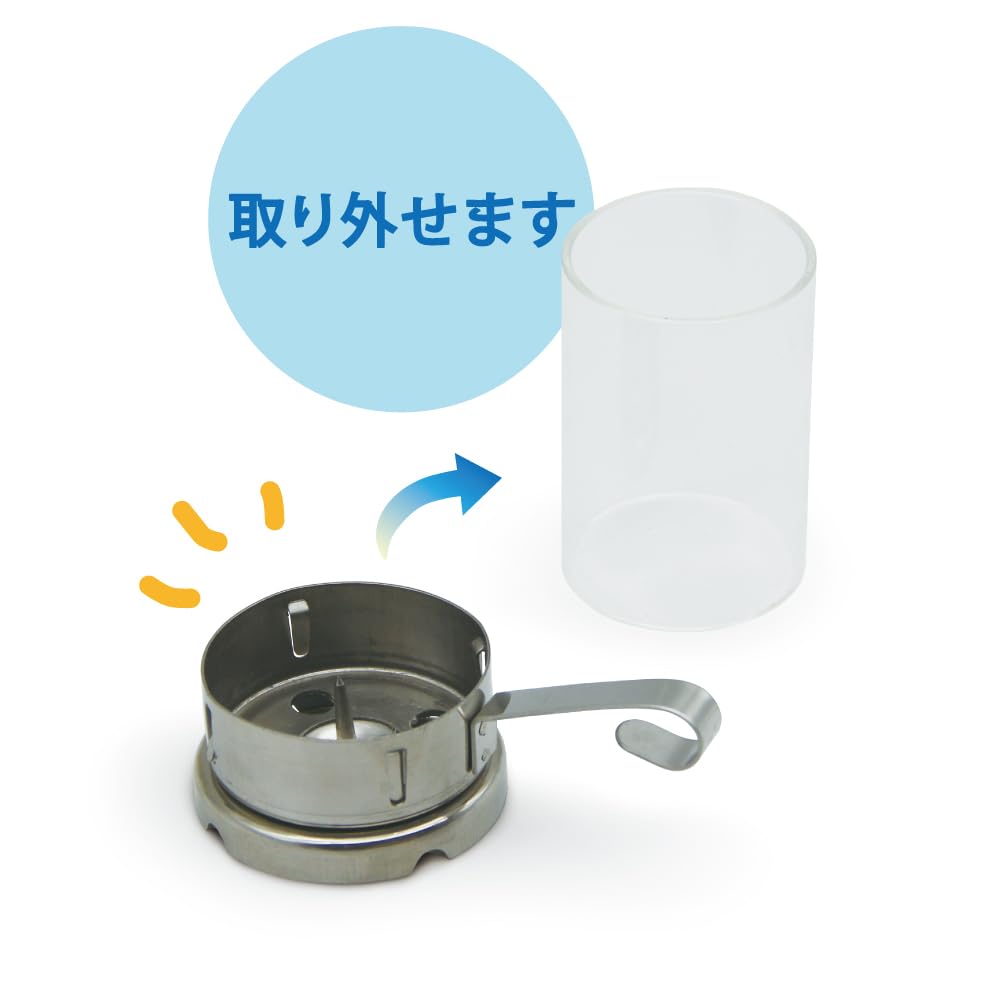 [For Graveyard Use] Small Candle Holder with Lantern Holder and Protector. Simply place this candle holder in a stone lantern on the graveyard. The