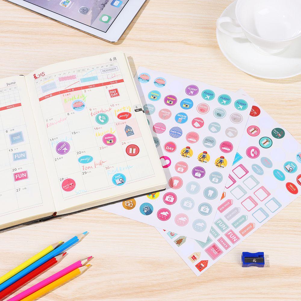 Daily Plan Sticky Notes Memo Note To Do List Planner Stickers Calendar Decals Index Label
