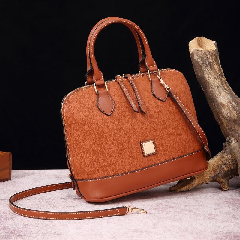 Vintage Pebble Lychee Grain Crossbody Bag Shell Bag for Women Crossspan Bag Handbag