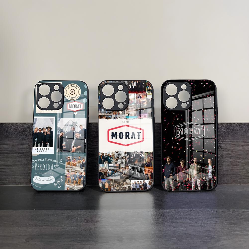 Band Morat Balas Perdidas Phone Case For 17 Pro Max IPhone 16 Pro 14 12 11 13 Mini X XR XS 15 Plus SE Glass Cover