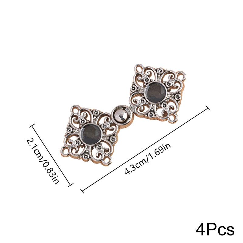1Pc Scarf Clasp DIY Jeans Waist Button Sewing Hanfu Buckle Reduce Waist Chinese Knot Buttons Retro Women Fashion