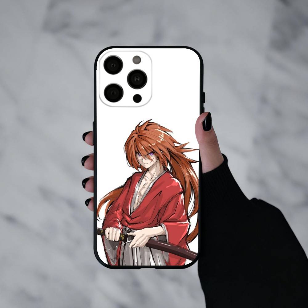 

Anime R-Rurouni K-Kenshin-N Phone Case For iPhone 17pro,16,15,14,13,12,11 Plus,Pro Max,XS,Soft Silicone Black Cover iPhone12PRO