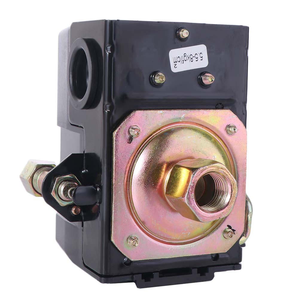 90-120 PSI Handle Pressure Switch Replacement Parts 220V Horizontal Control Valve Heavy Duty 5-8 Bar Air Pressure Controller