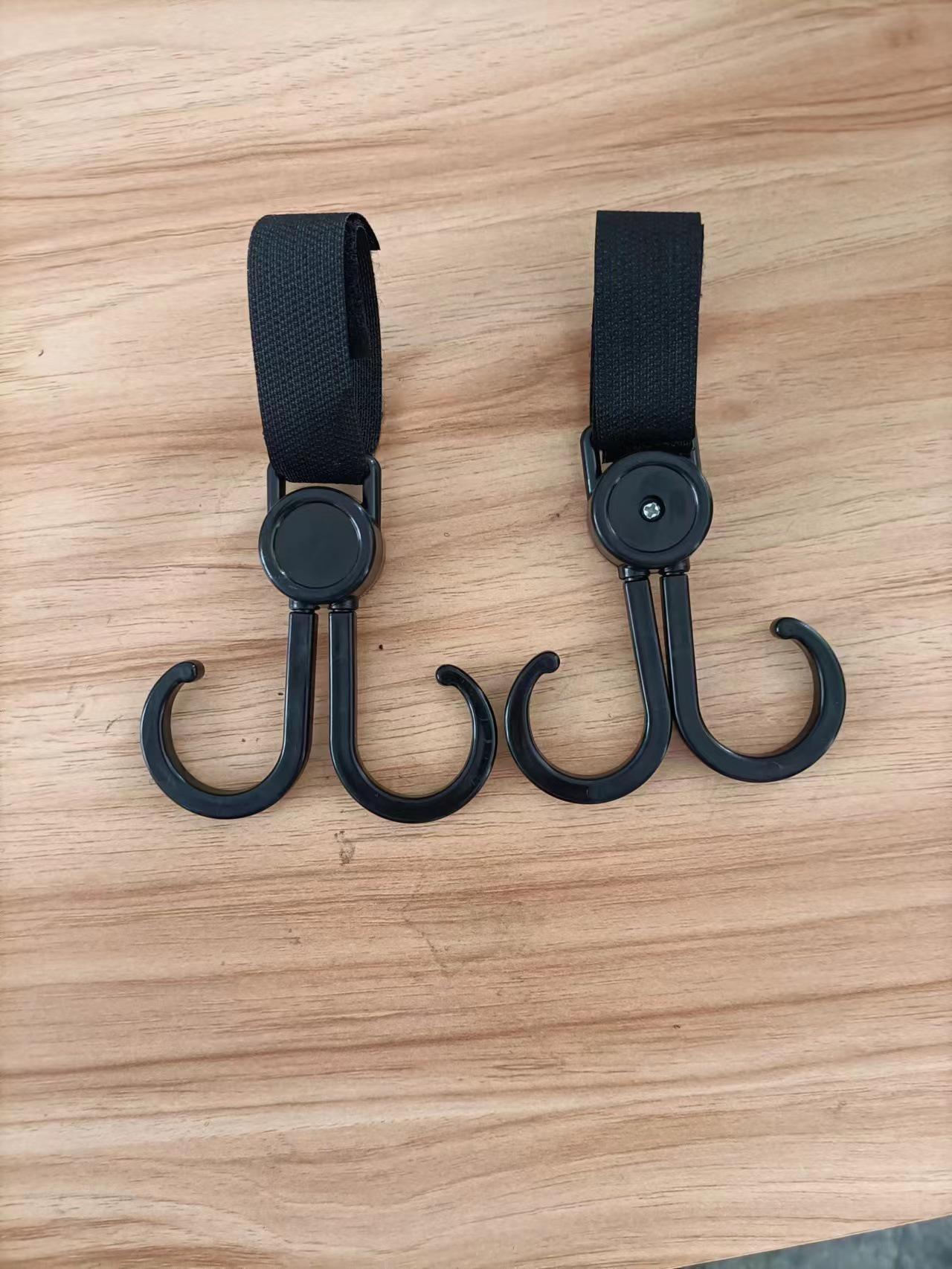 

Крючок для детской коляски с защитой от падения и сумка для хранения Double Hook