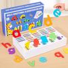 Wooden Alphabet Sorting Blocks Educational Toy For Kids Learning And Development