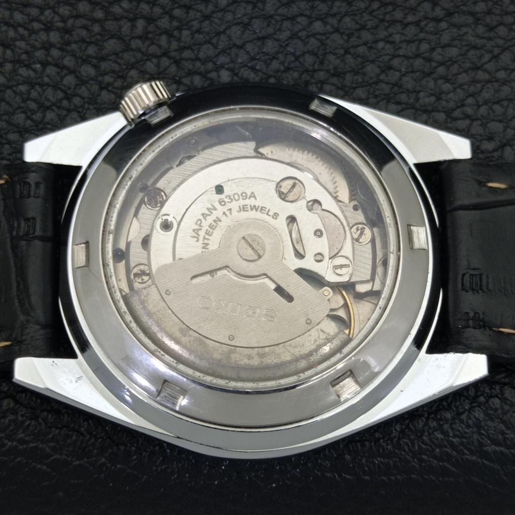 JAPAN VINTAGE SEIKO 5 AUTOMATIC REFURBISHED MENS GREY COLOR DIAL WATCH A440456-4 Sk-a440456