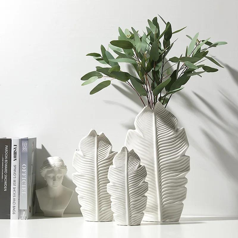 Beihanmei Modern Minimalist Ceramic Vase Ins Style Home Decor for Living Room Dry Flower Arrangement