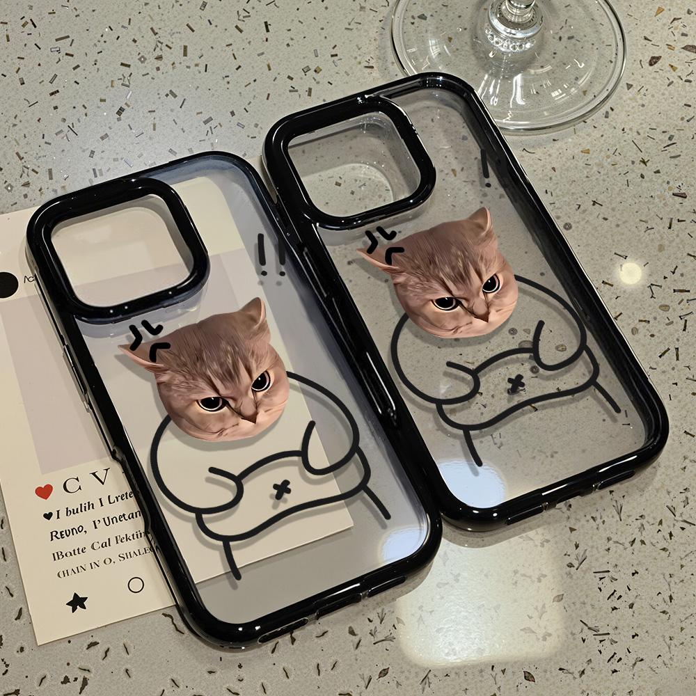 Acrylic Phone Case for iPhone 11 12 13 14 Pro 12 14 16 Pro Max for Samsung A16 A36 A56 S24 FE High-quality Painted Anti-fall Mobile Phone Case