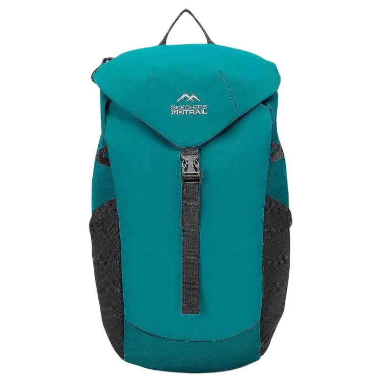 Skechers Comfortable Sports Series 19L Simple Style Large Capacity Water-Resistant Nylon Polyester Backpack Unisex Backpack P226U056-06SA Tropical Green