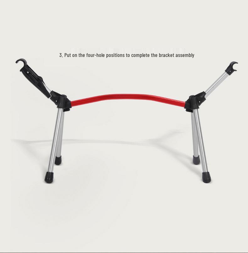 Adjustable Aluminum Alloy Folding Camping Cot - Portable and Lightweight, 80x210 Cm