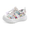 New Summer Children Sandals For Girls Mesh Breathable Kids Sport Shoes Soft Sole Toddler Girls Beach Sandals EU 21-30