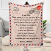 Love Letter To Son Blankets are suitable for living rooms,making them an ideal choice for outdoor travel and gifts.
