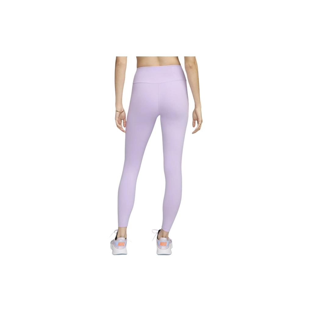 Nike One Solid High-Waisted Slim Fit Casual Sports Long Pants Women Bottoms Purple FN3227-512