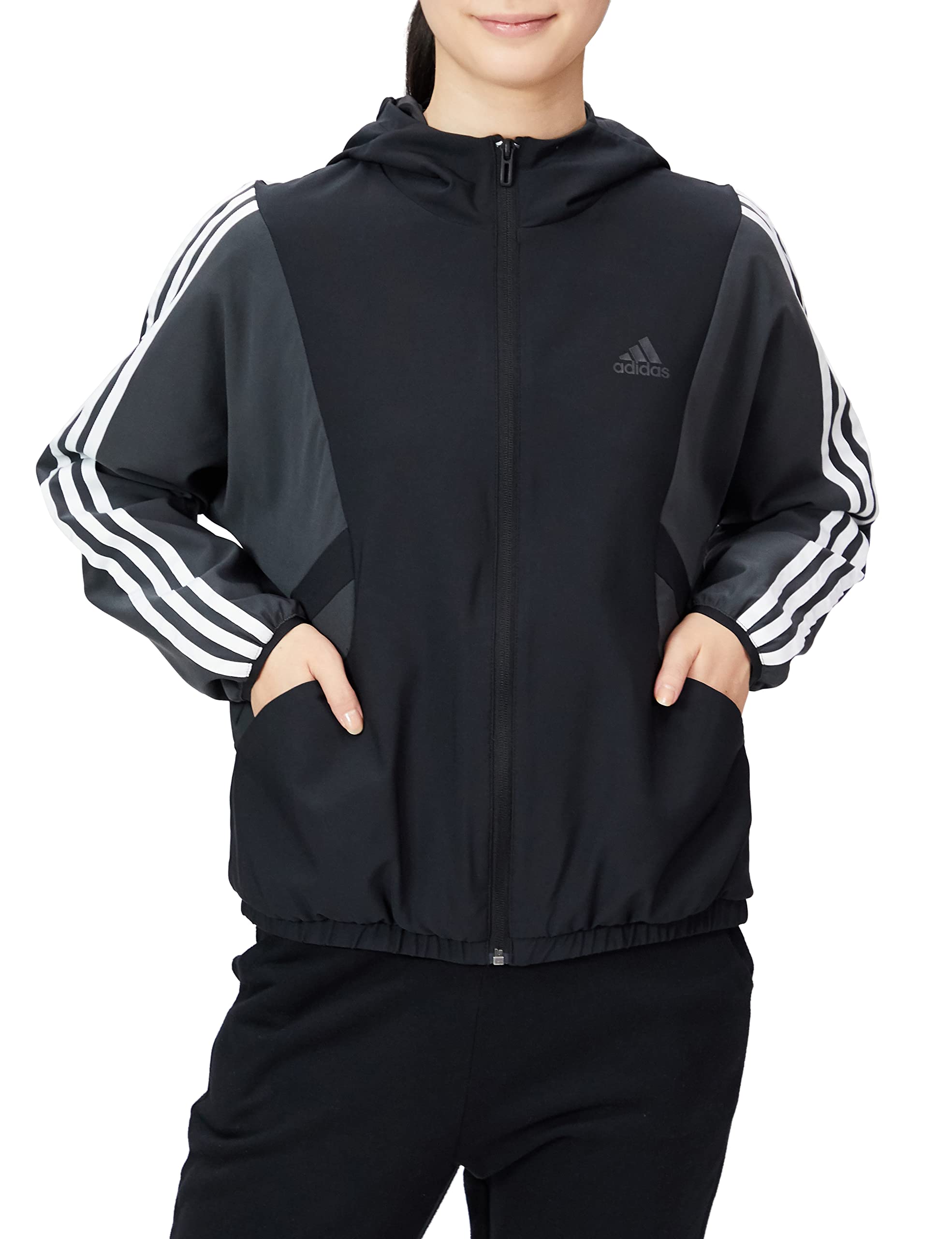 

Куртка Field Issue Woven Jacket TK104 [Adidas] женская черная/углеродная (HF0033) ДЖ/ОТ