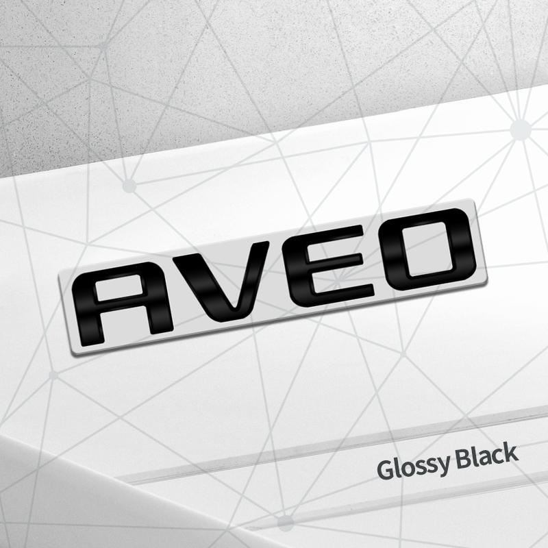 3D Auto Metaal AVEO Badge Auto Achterklep Embleem Sticker LOGO Decoratie Voor Chevrolet Cruze Spark Sail Orlando Sonic Carrosserie Styling