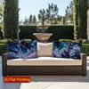 2D Cosmic Starry Sky Pattern Pillow Covers Pattern Cushion Cover Suitable For Sofa Bedroom Car Pillow Cover