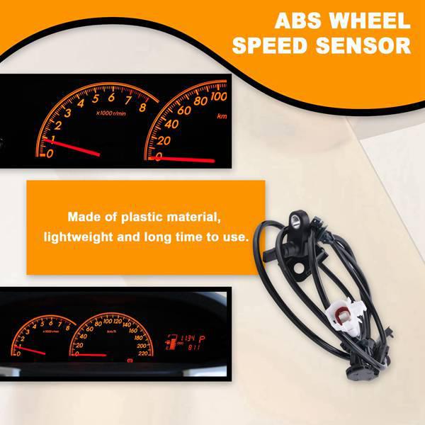 Black Plastic & Metal ABS Speed Sensor for Toyota Yaris