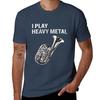 I Play Heavy Metal Funny Tuba Quote Pun Joke Gift Tshirt Plus Size Solid Color Tshirt