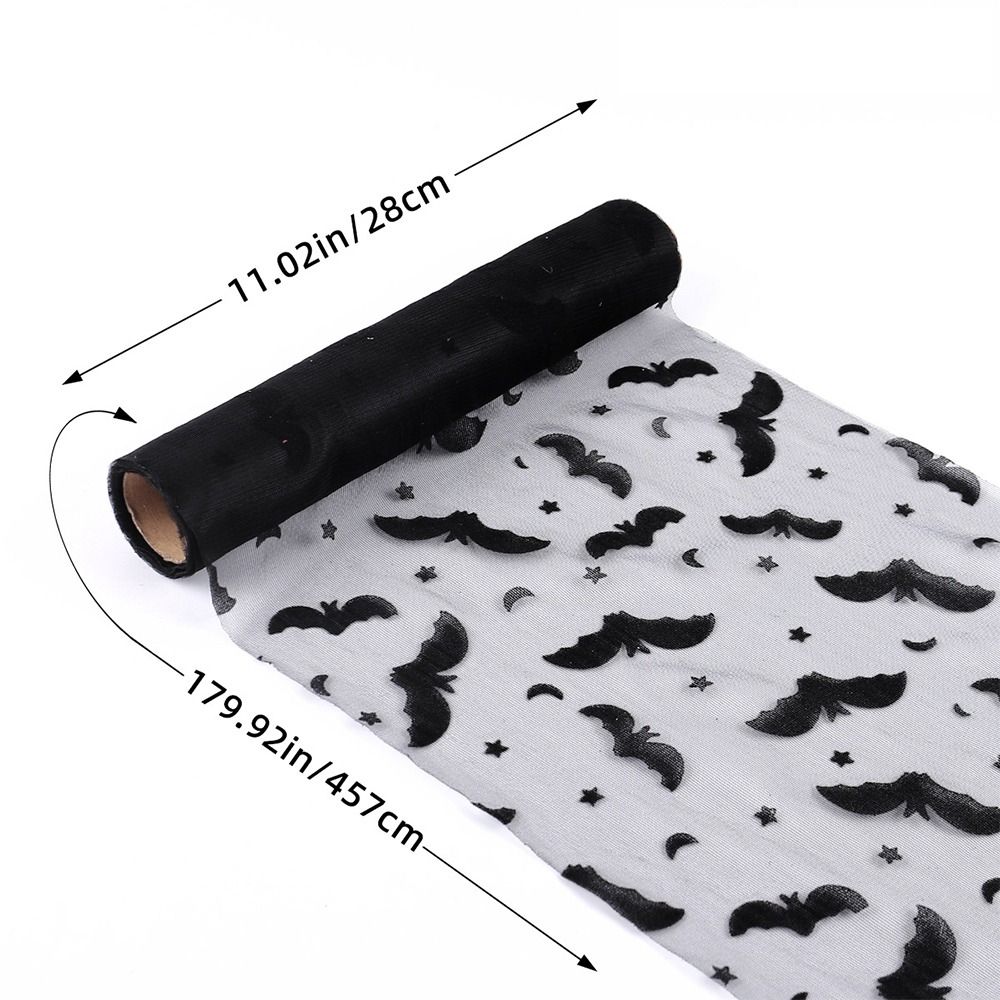 Funny Bat Tablecloth Bat Spider Skeleton Halloween Table Runner  Ghost Festival