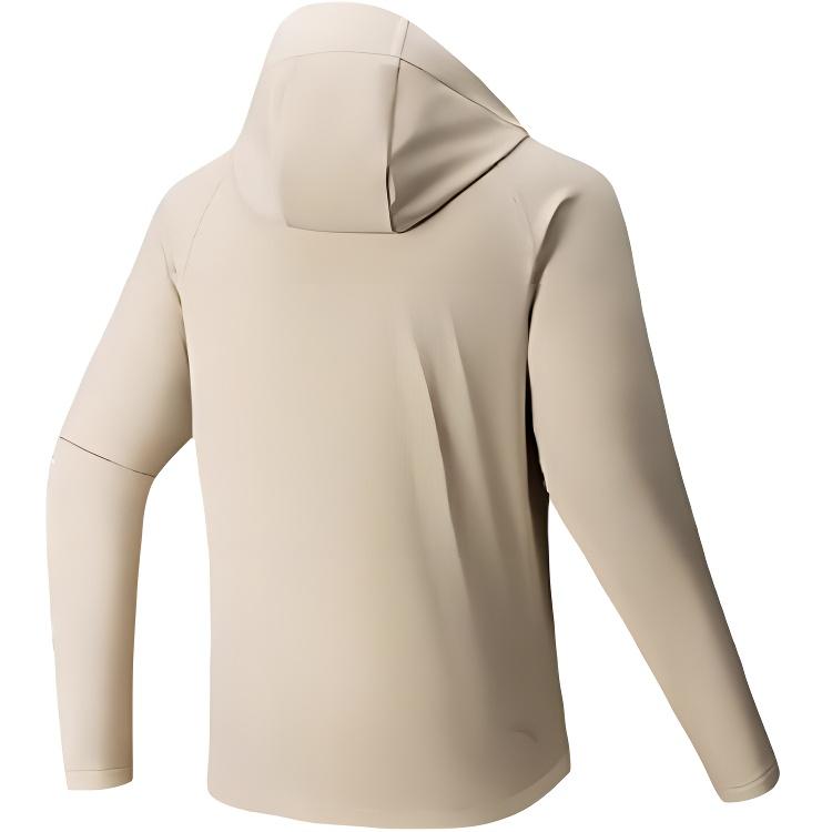 Anta Earth Shell 3.0 Solid Color Sports Casual Simple Zipper Hooded Versatile Fleece Warm Jacket Men Jacket 952536609-3