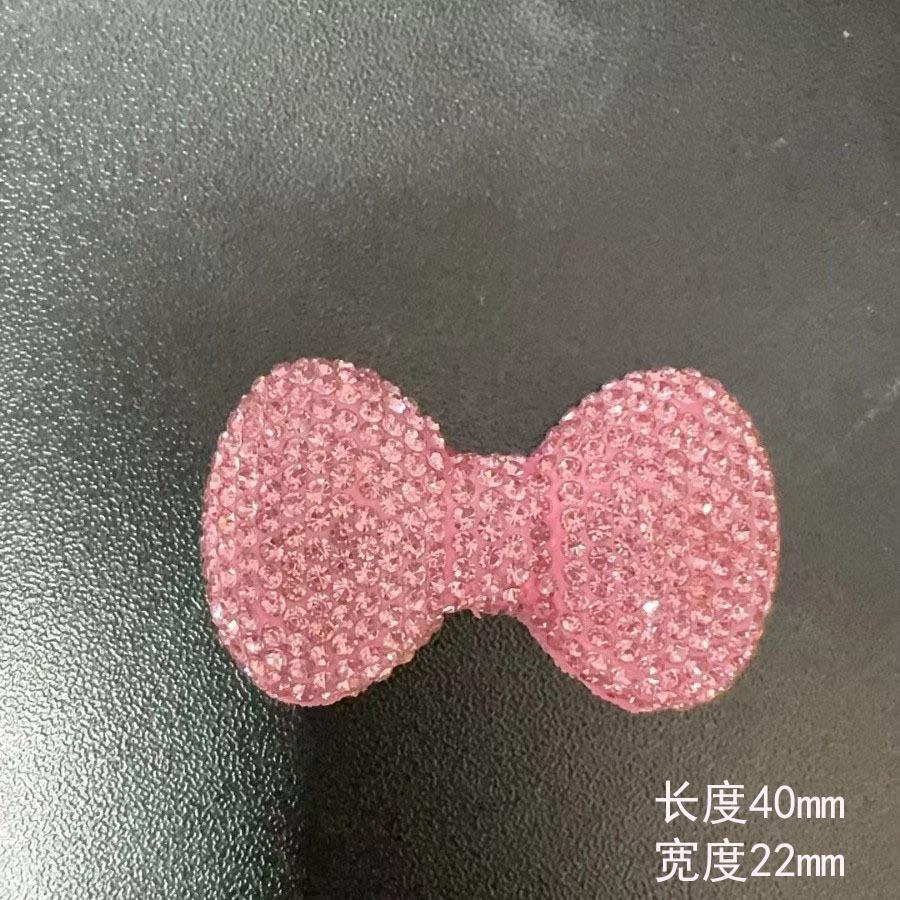 Ton Vollbohrer Mittlere Schleife 3D Süß Niedlich Luxuriös Glänzend DIY Vielseitig Handy Tasche Kette Schlüsselanhänger Zubehör
