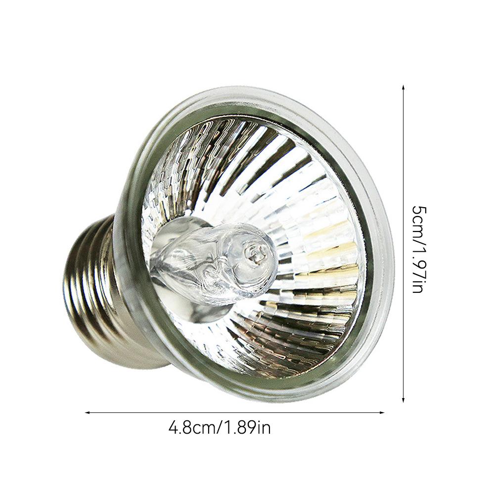 25W 50W 75W UVA+UVB Husdjursreptil Värmelampa Värmelampa Sköldpadda Ödla Värmelampa Fullspektrum Sollampa för Amfibie