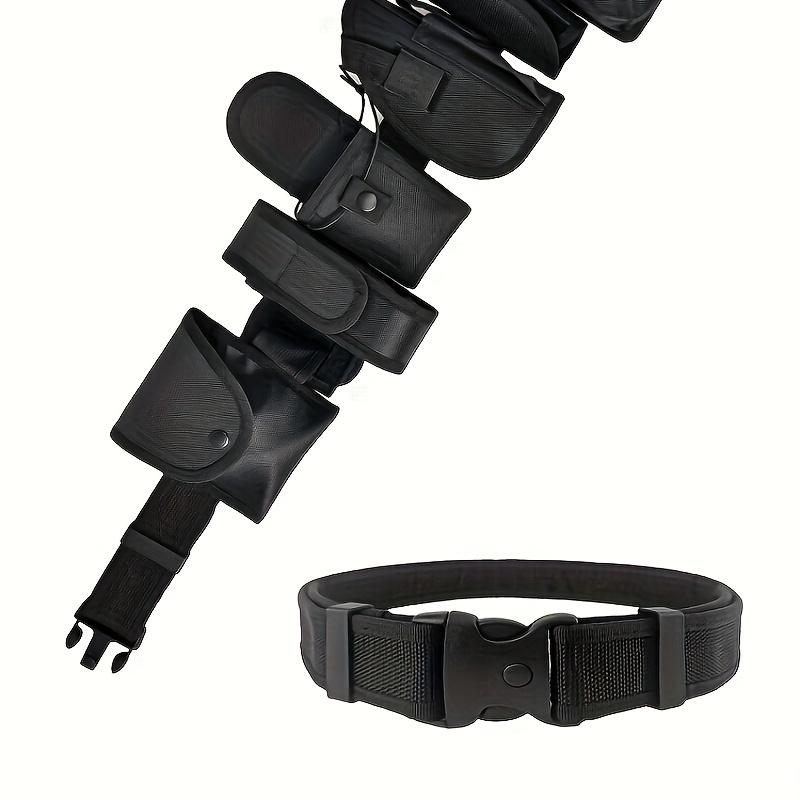 Tactical Military Security Belts Polices Guard Outdoor Multifunctional  Utility Kit Modular Duty Belt with Holster Pouch Set