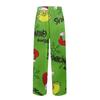 Men's Knitted Fashion Print Pocket Casual Pants Pajama Pants