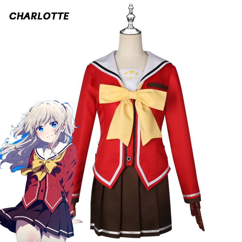 Tomori Nao Charlotte Cartoon Characters Cosplay Costumes Halloween And Party