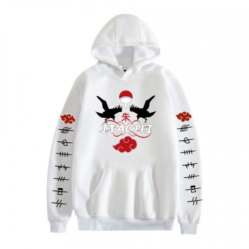 Anime Hoodie Naruto Inspired Casual Sweatshirt Teens Men Winter Warm Long Sleeve Pullover With 3D Pouch Pocket