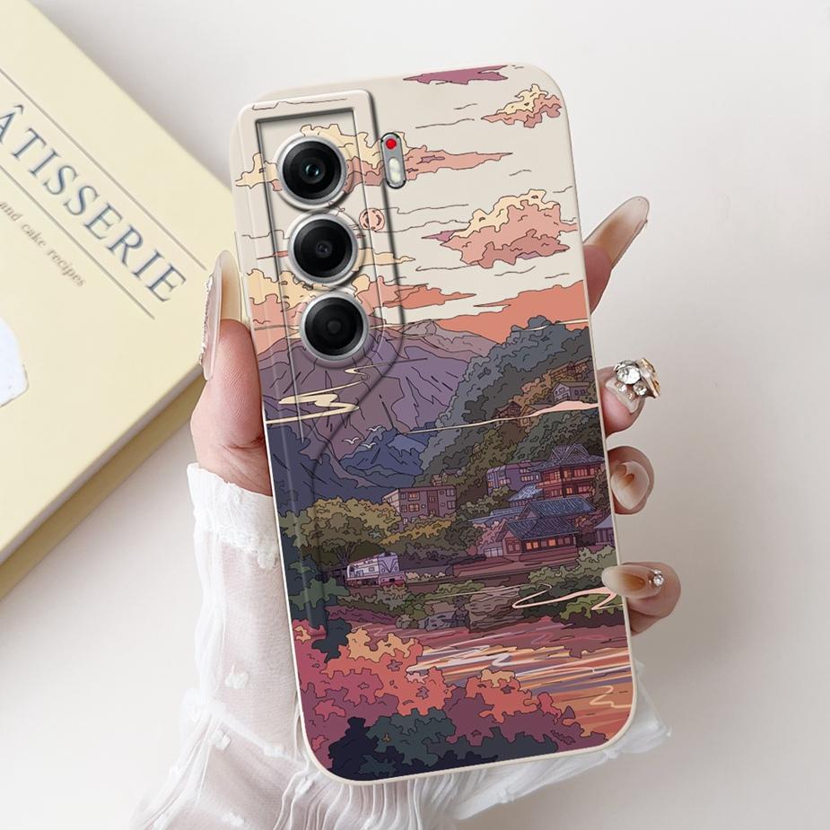 For Tecno Camon 40 CM5 Case Camon40 Pro 4G CM6 Cute Cat Astronaut Cartoon Cover Soft Silicone Case For Tecno Camon 40 Pro Fundas