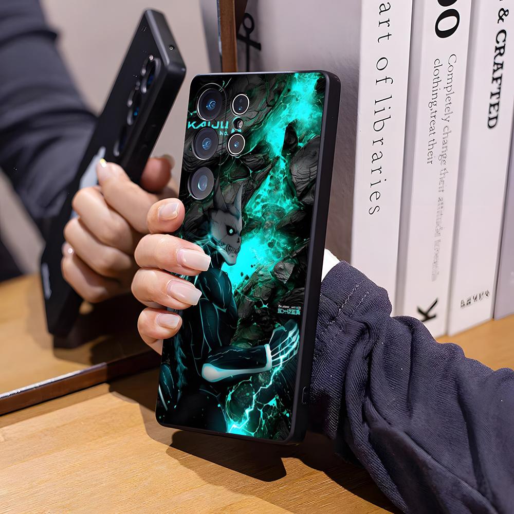 

Hot New Anime Kaiju No. 8 Phone Case For Samsung S26 Ultra S25 Edge Ultra S23 S22 S21 S20 Ultra Plus S24 Fe Cover Galaxy S26 Plus