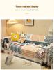 All-Season Universal Knitted Sofa Cover for Single or Three-Person Sofa