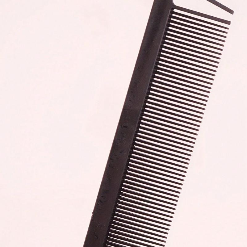1pcs Stainless Steel Hair Comb With Fork, Pick And Fine Teeth For Professional Hair Salon Hair Brush