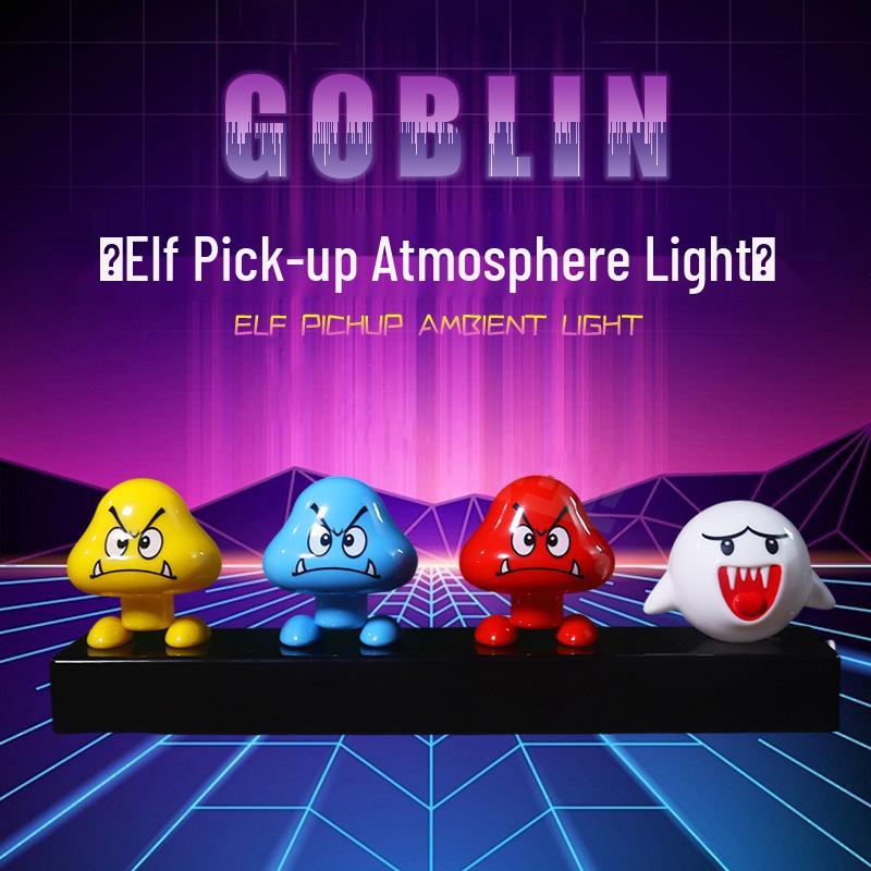 Mario Question Block Star Night Light with Sound & Touch Activation