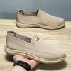 Spring Lightweight Breathable Men's Casual Old Beijing Cloth Shoes - Hollow, Comfortable, Low-Top, Soft Sole