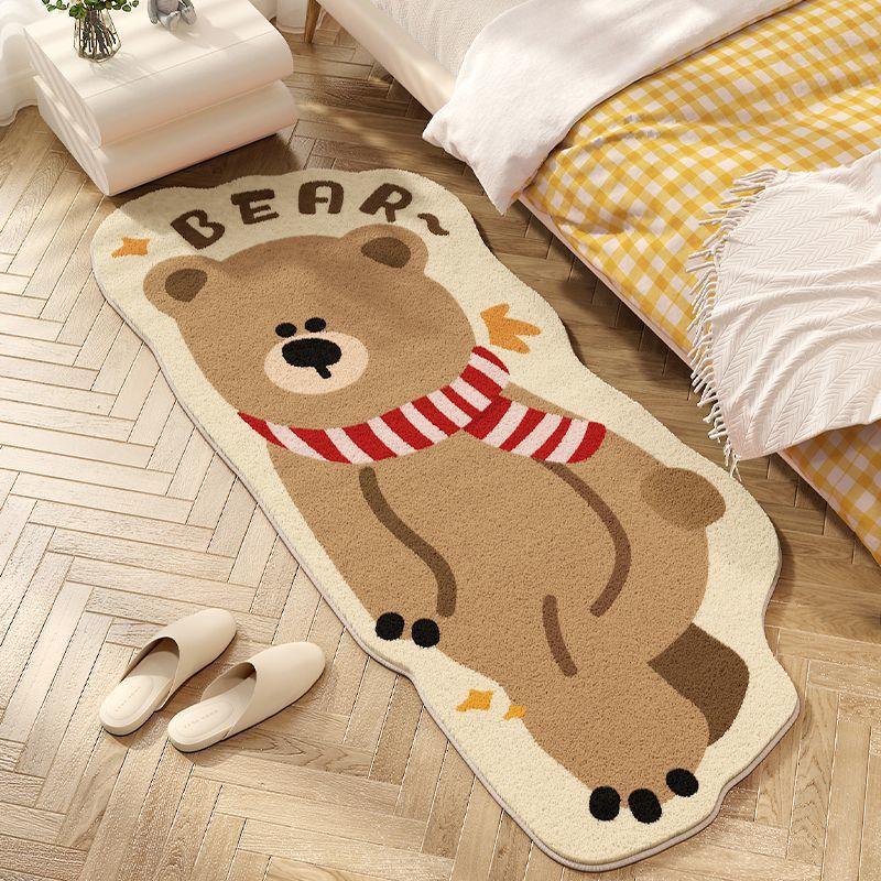 Cartoon Cute Carpet Room Absorbent Pad Anti Slip Carpet Bedroom Bedside Carpet Cooling Mat