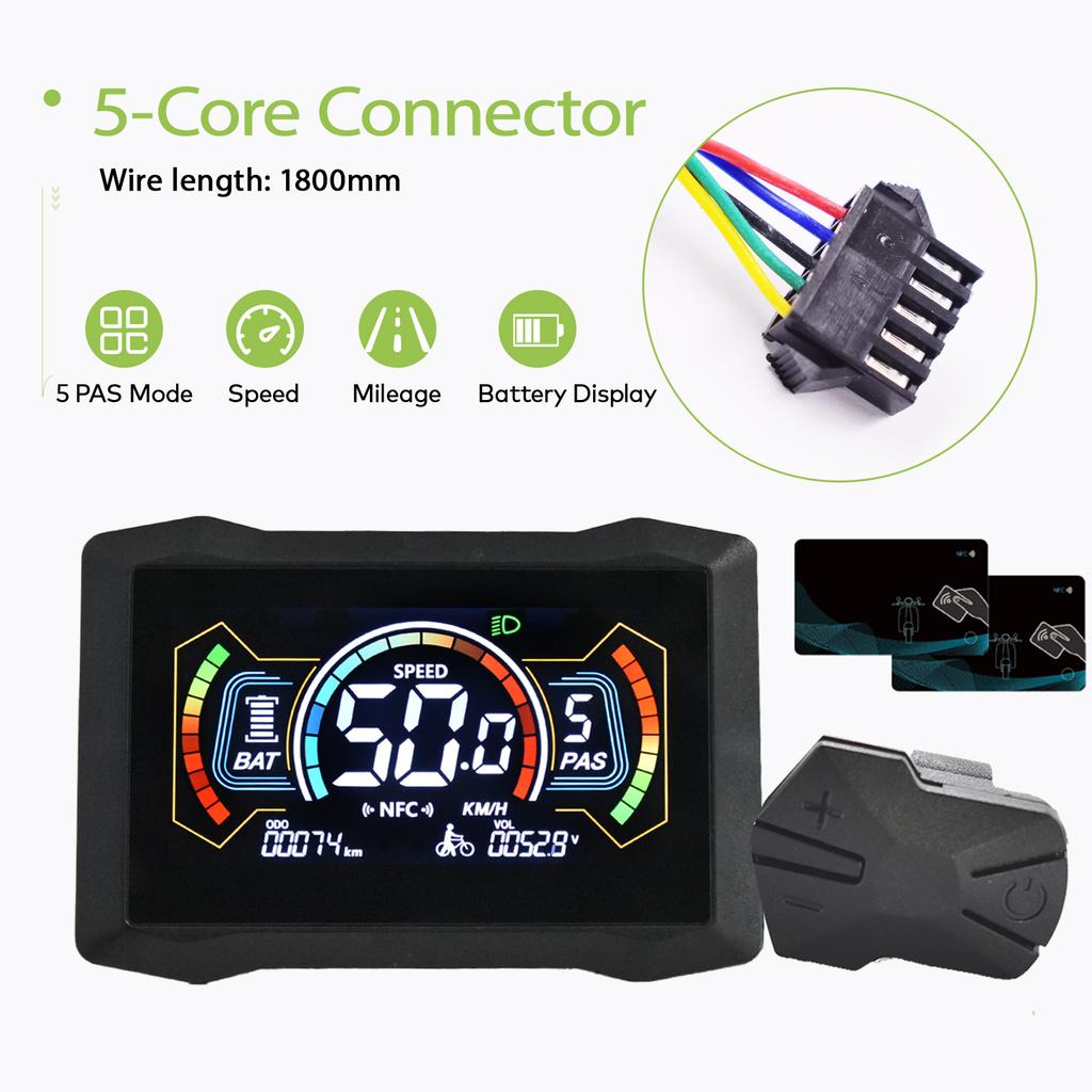H7C [Haytrix] Electric Bicycle Computer LCD Digital Wired Cycling Computer Speedometer Odometer Backlight IP67 Road Bike