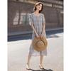 Elegant City Summer Sweet Lace Patchwork A-Line Dress
