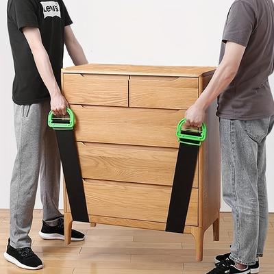 2 ks nastaviteľné zdvíhacie pohyblivé popruhy – popruhy na premiestňovanie nábytku pre boxy na nábytok Materiály na výrobu matracov a ťažké, podporuje až 600 libier