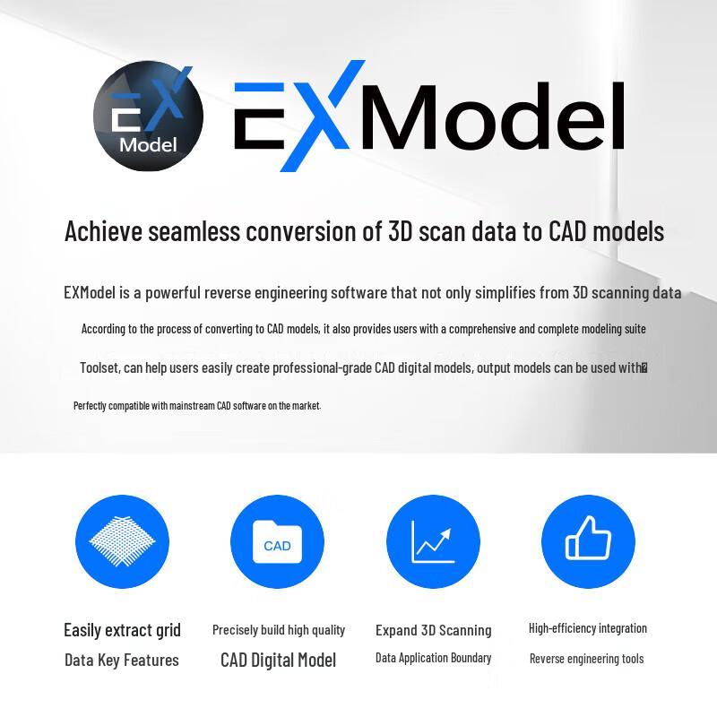 

Shining 3D EXModel Pro Reverse Engineering Software CN plug (adapter included)
